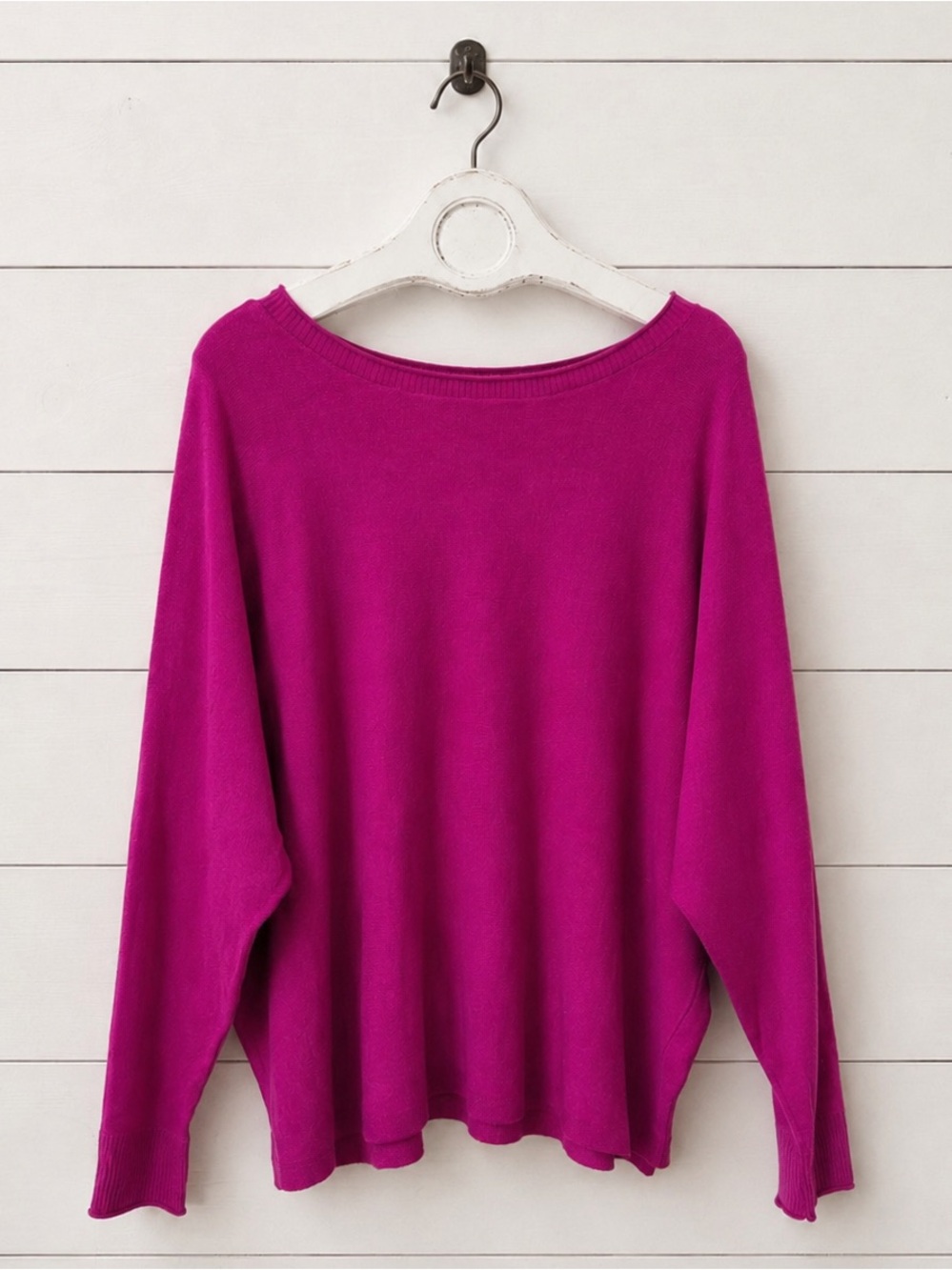 Cyrus Fuchsia Knit Top